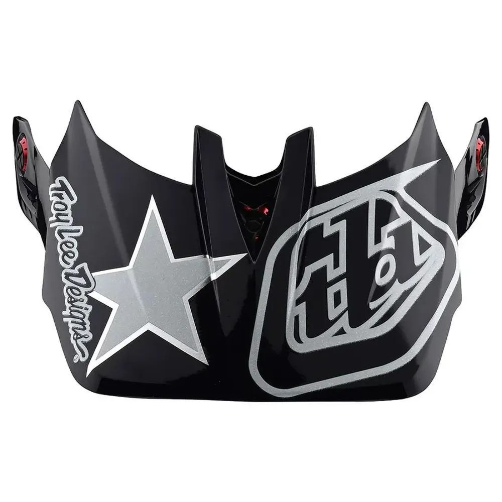 uPRISE Bikes Troy Lee Designs Troy Lee D4 Helmet Replacement Visor - Freedom 2.0 Red/White | Price match, 365 day returns, 18-Month Warranty, Finance Available & Free UK Delivery