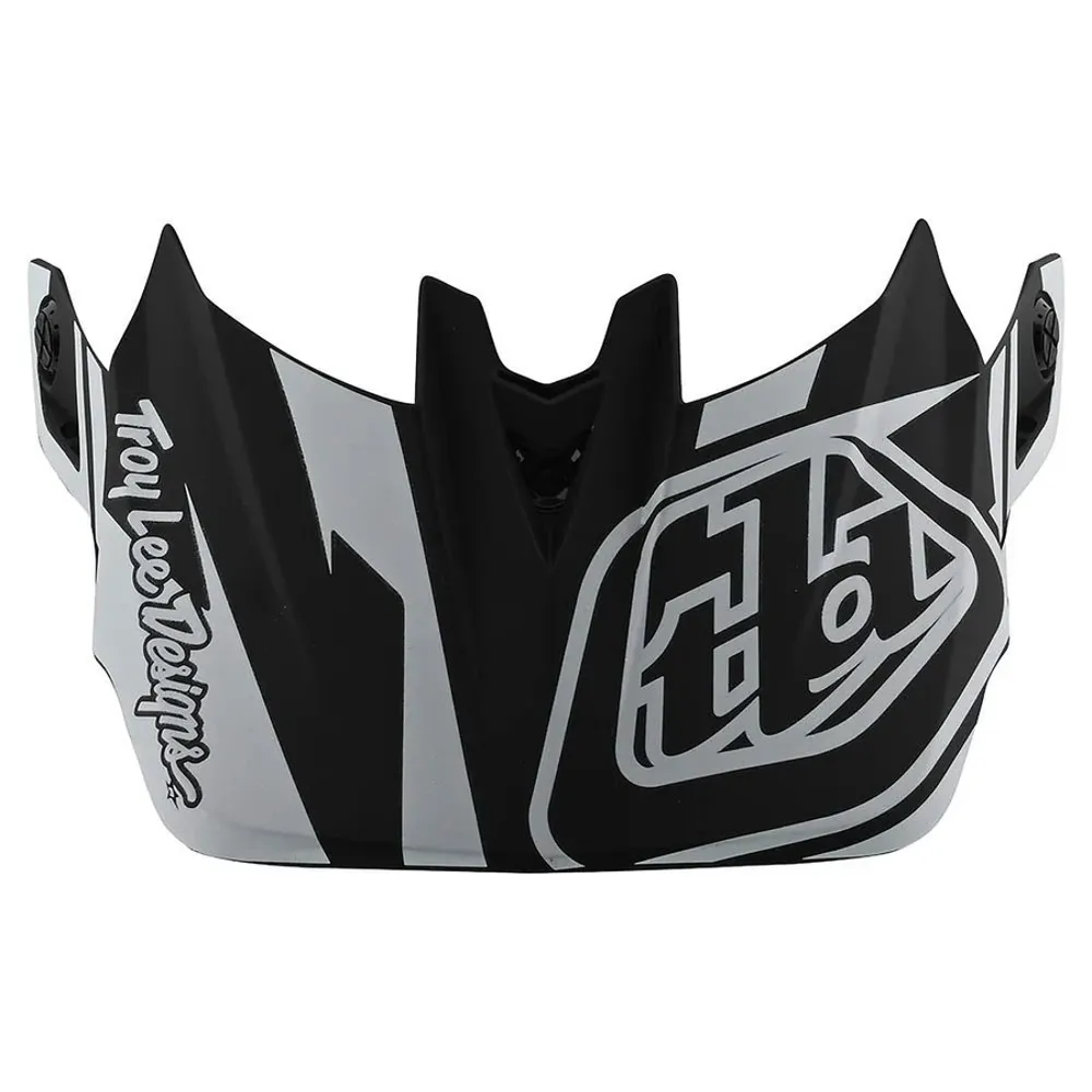 uPRISE Bikes Troy Lee Designs Troy Lee D4 Helmet Replacement Visor - Slash Black/White | Price match, 365 day returns, 18-Month Warranty, Finance Available & Free UK Delivery