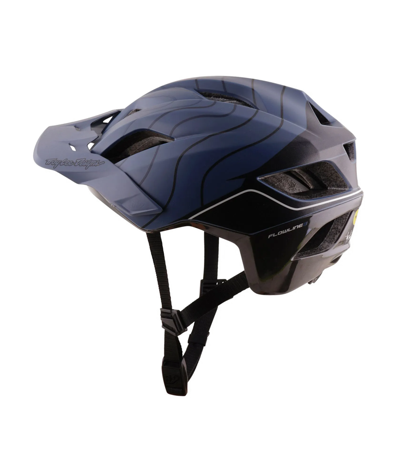 Troy Lee Flowline SE MIPS MTB Helmet - Dipped Slate/Charcoal-1
