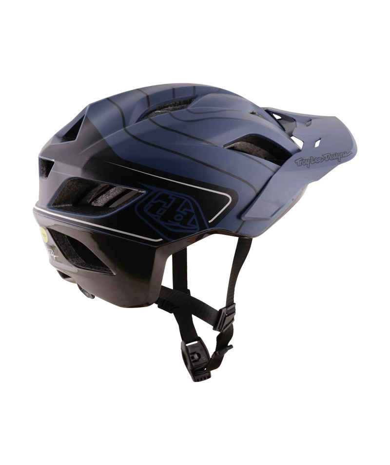Troy Lee Flowline SE MIPS MTB Helmet - Dipped Slate/Charcoal-4