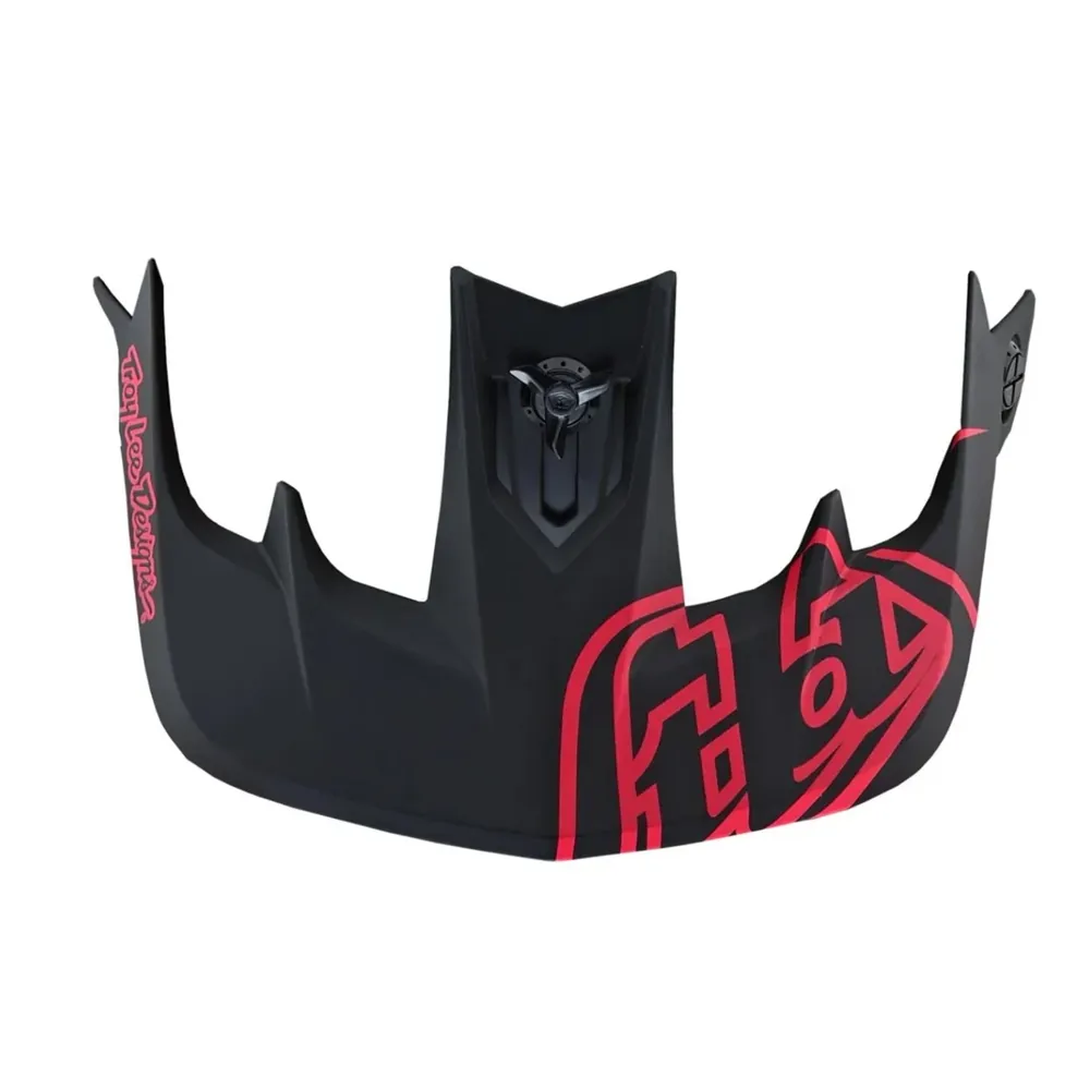 uPRISE Bikes Troy Lee Designs Troy Lee Stage Helmet Replacement Visor - Stealth Black/Pink | Price match, 365 day returns, 18-Month Warranty, Finance Available & Free UK Delivery
