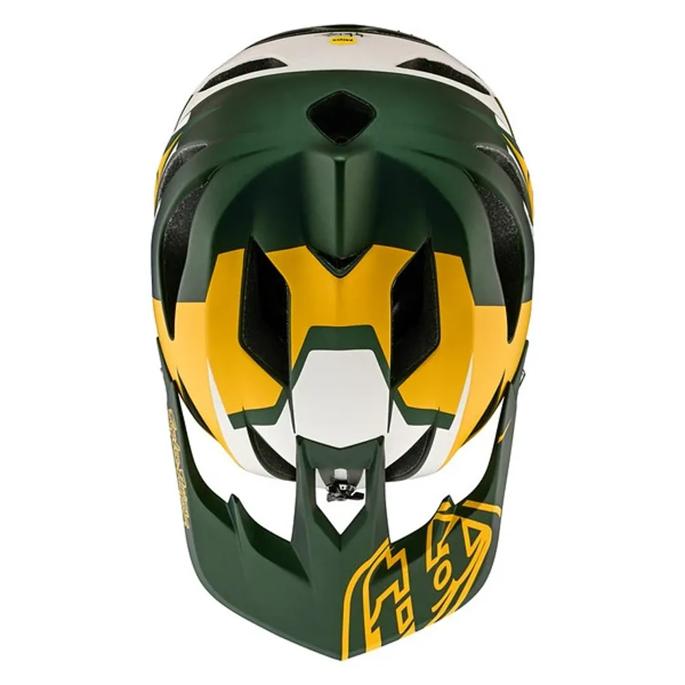 uPRISE Bikes Troy Lee Designs Troy Lee Stage Helmet Replacement Visor Only - Ropo Green/Gold | Price match, 365 day returns, 18-Month Warranty, Finance Available & Free UK Delivery
