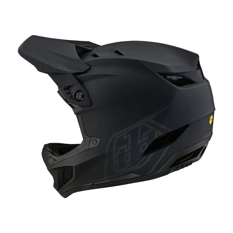 Troy Lee Stage 2 Mips Full Face MTB Helmet - Stealth Black-1