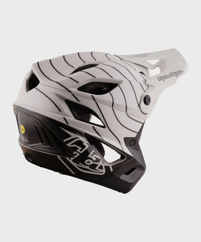 Troy Lee Stage Stunt Mips MTB Helmet - Airwaves Pumice-4