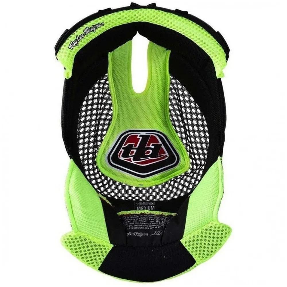 uPRISE Bikes Troy Lee Designs D3 Helmet Replacement Headliner - Yellow | Price match, 365 day returns, 18-Month Warranty, Finance Available & Free UK Delivery