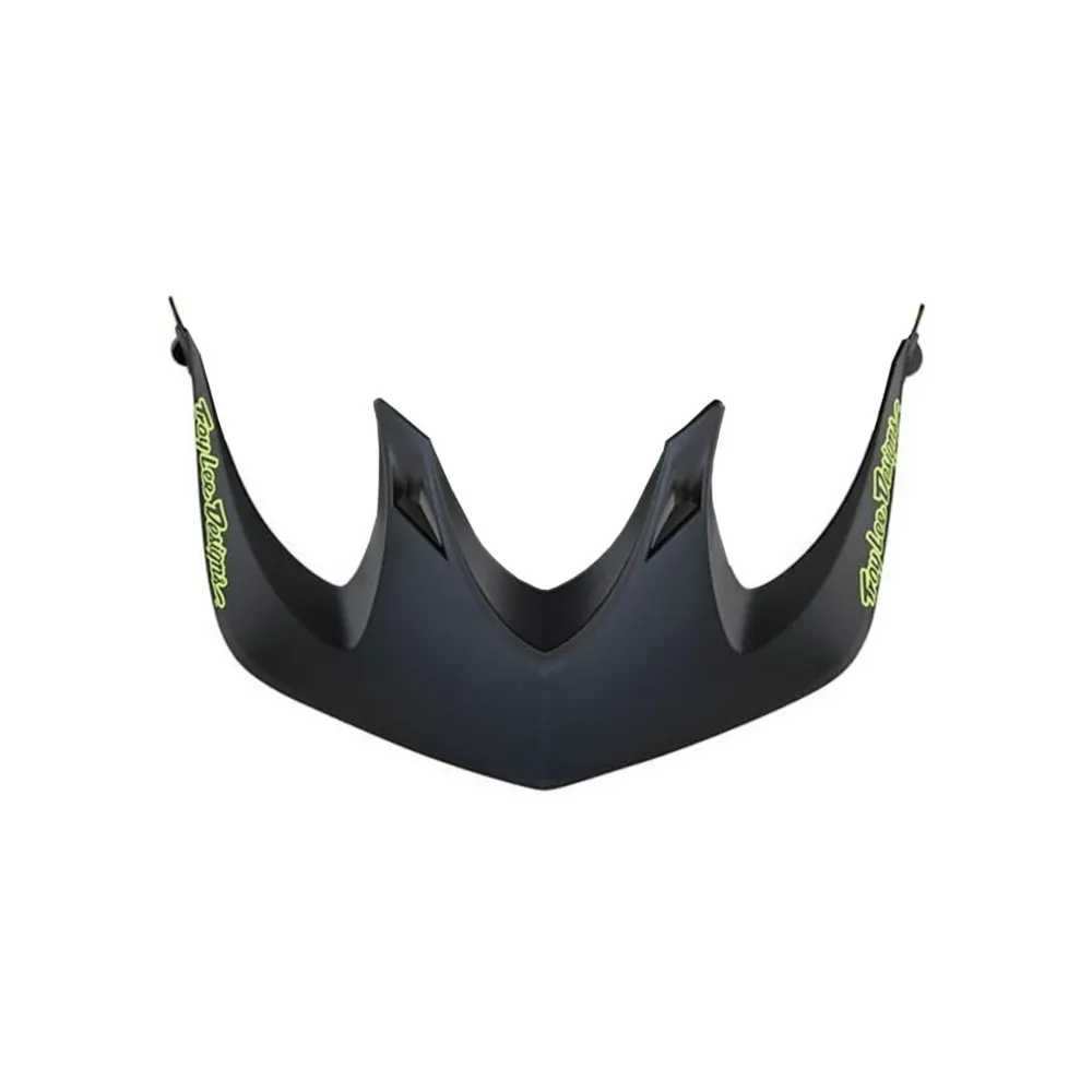 uPRISE Bikes Troy Lee Designs Troy Lee A1 MIPS Helmet Replacement Visor - Drone Black/Flo Yellow | Price match, 365 day returns, 18-Month Warranty, Finance Available & Free UK Delivery