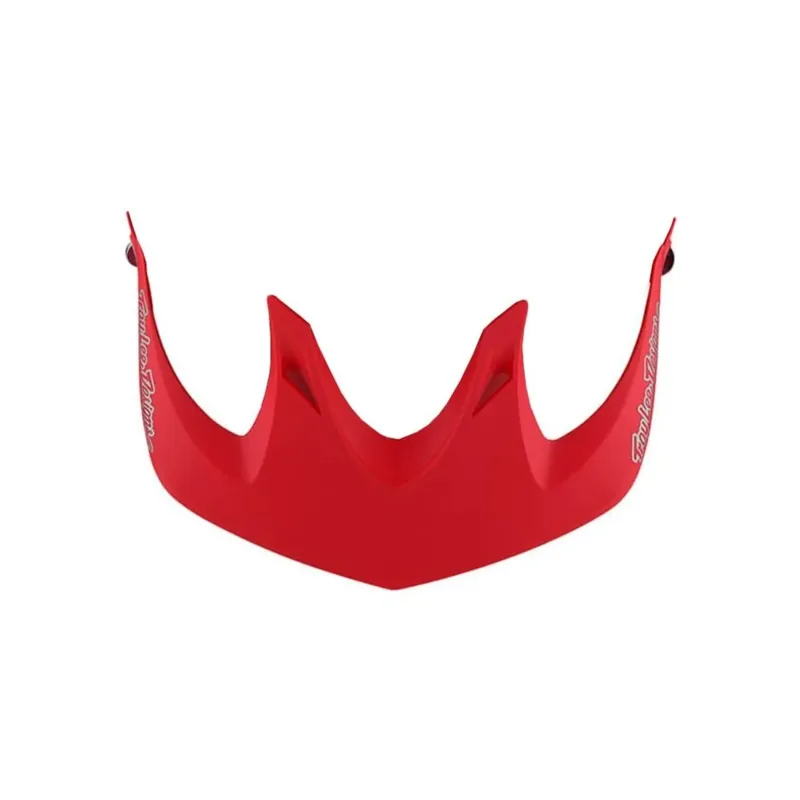 Troy Lee A1 MIPS Helmet Replacement Visor - Classic Red/Silver