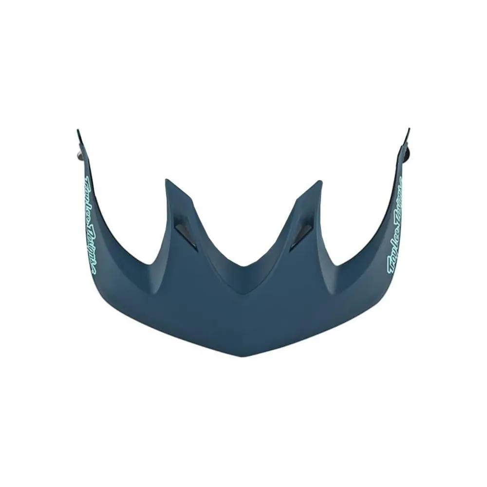 uPRISE Bikes Troy Lee Designs Troy Lee A1 MIPS Helmet Replacement Visor - Classic Dark Gray/Aqua | Price match, 365 day returns, 18-Month Warranty, Finance Available & Free UK Delivery