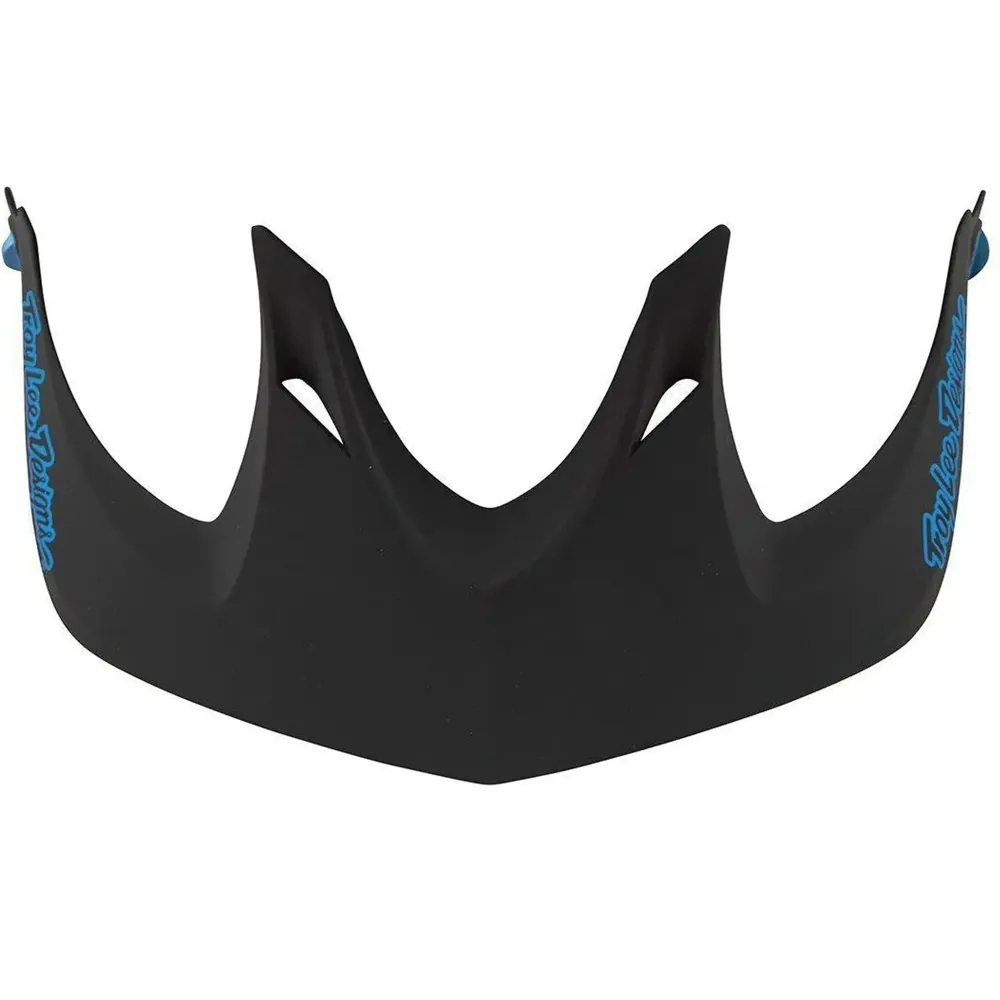 uPRISE Bikes Troy Lee Designs Troy Lee A1 MIPS Helmet Replacement Visor - Classic Black/Blue | Price match, 365 day returns, 18-Month Warranty, Finance Available & Free UK Delivery