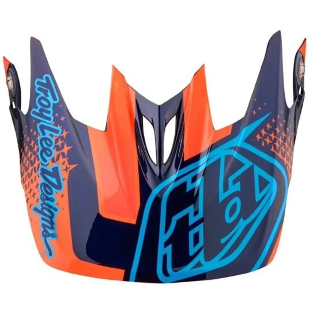 uPRISE Bikes Troy Lee Designs Troy Lee D3 Helmet Replacement Visor - Starburst Orange | Price match, 365 day returns, 18-Month Warranty, Finance Available & Free UK Delivery