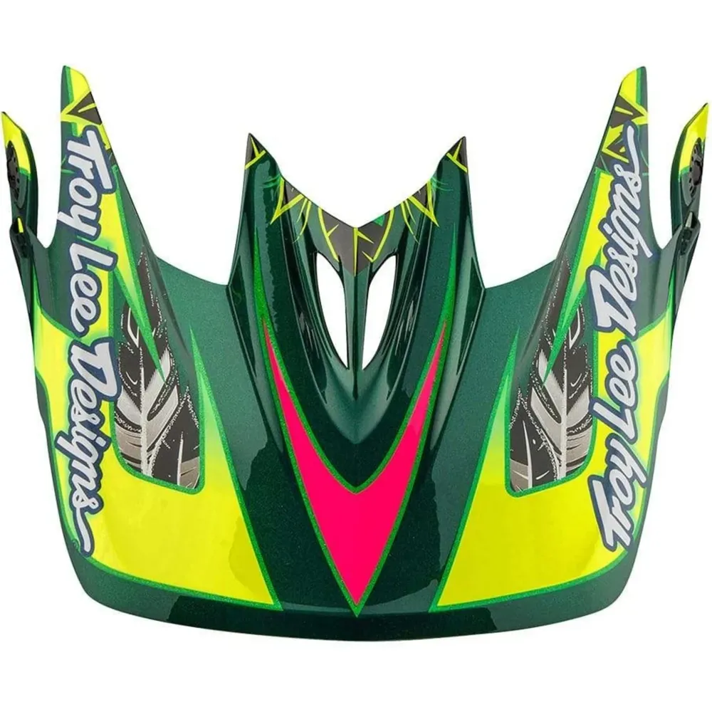 uPRISE Bikes Troy Lee Designs Troy Lee D3 Helmet Replacement Visor - Nightfall Green | Price match, 365 day returns, 18-Month Warranty, Finance Available & Free UK Delivery