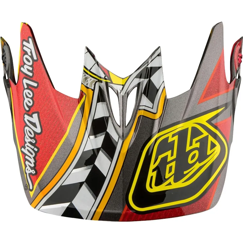 uPRISE Bikes Troy Lee Designs Troy Lee D3 Helmet Replacement Visor - Longshot Red | Price match, 365 day returns, 18-Month Warranty, Finance Available & Free UK Delivery