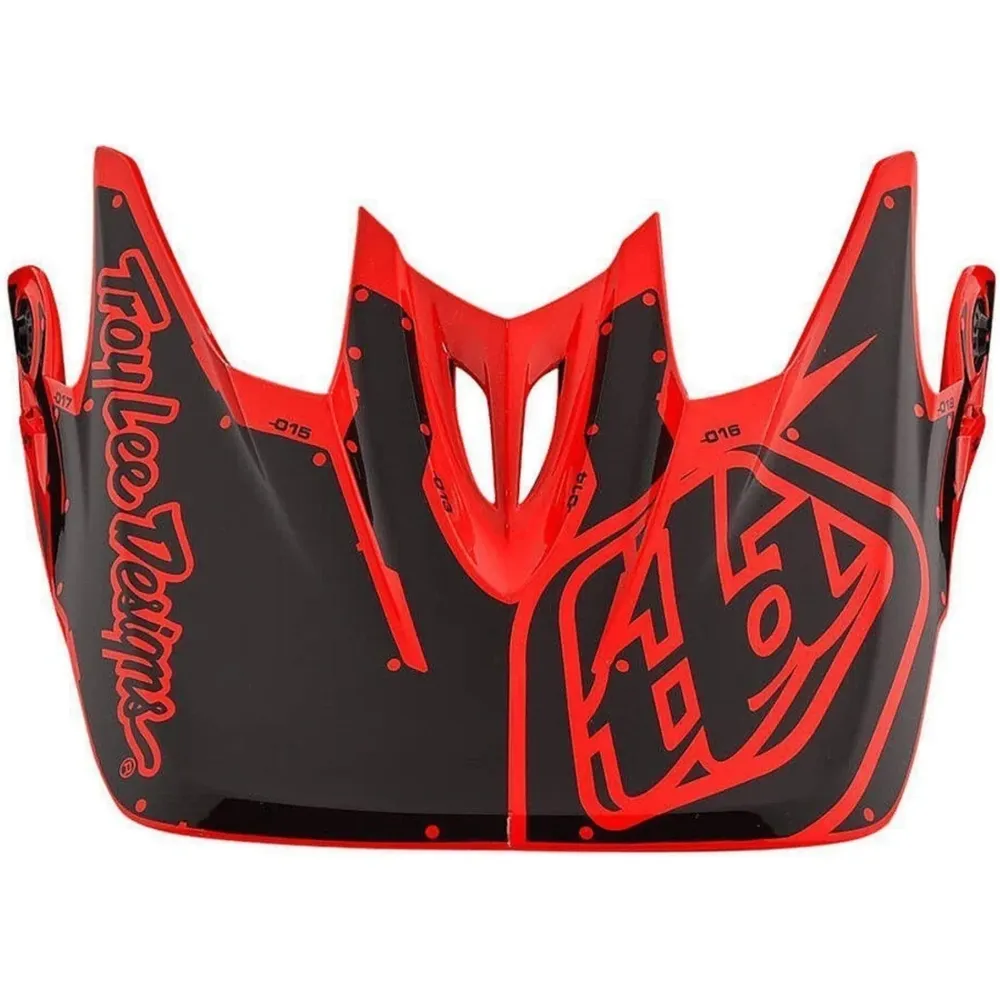 uPRISE Bikes Troy Lee Designs Troy Lee D3 Helmet Replacement Visor - Longshot Orange | Price match, 365 day returns, 18-Month Warranty, Finance Available & Free UK Delivery