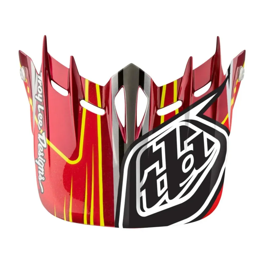 uPRISE Bikes Troy Lee Designs Troy Lee D2 Helmet Replacement Visor - Pulse Red | Price match, 365 day returns, 18-Month Warranty, Finance Available & Free UK Delivery