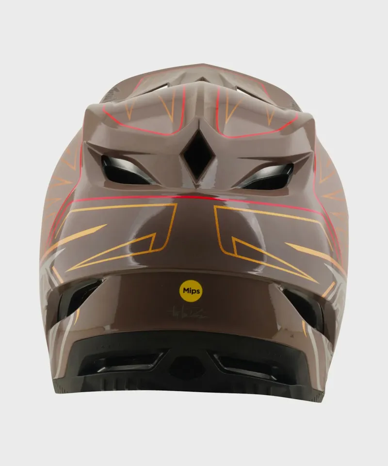Troy Lee D4 Polyacrylate Mips Full Face MTB Helmet - Shadow Pro Timber-2