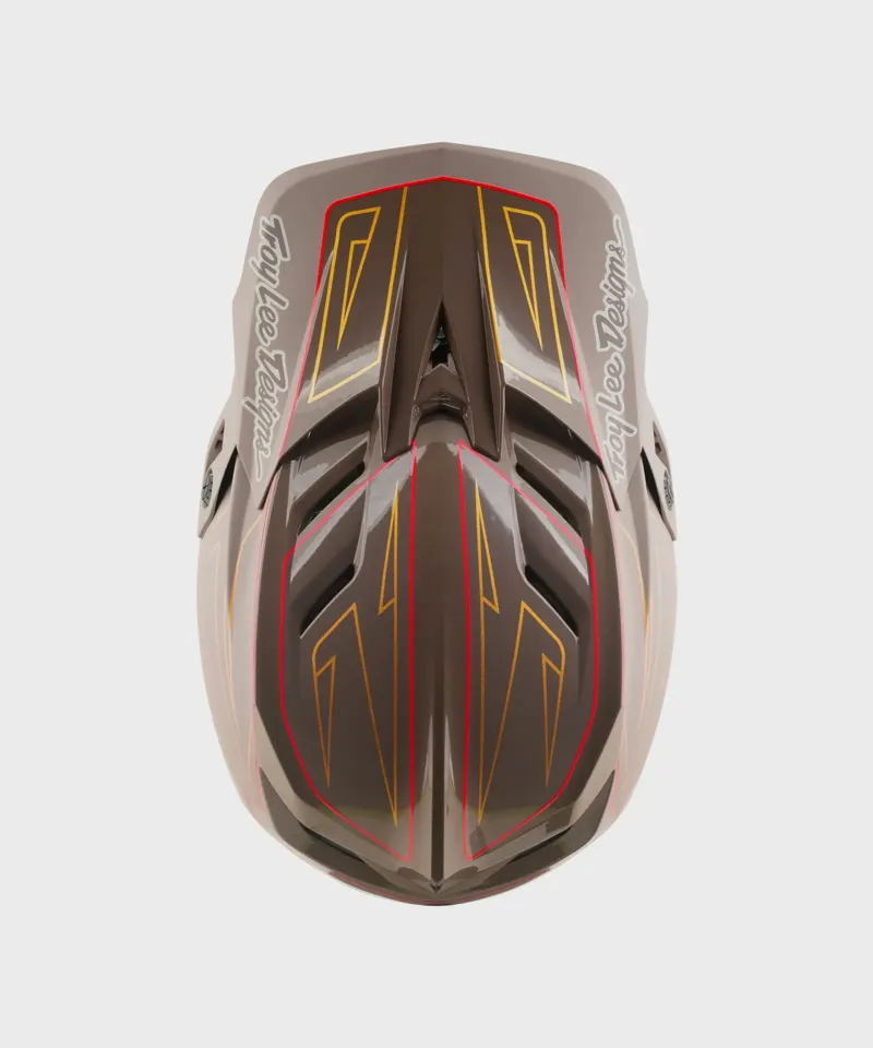 Troy Lee D4 Polyacrylate Mips Full Face MTB Helmet - Shadow Pro Timber-3