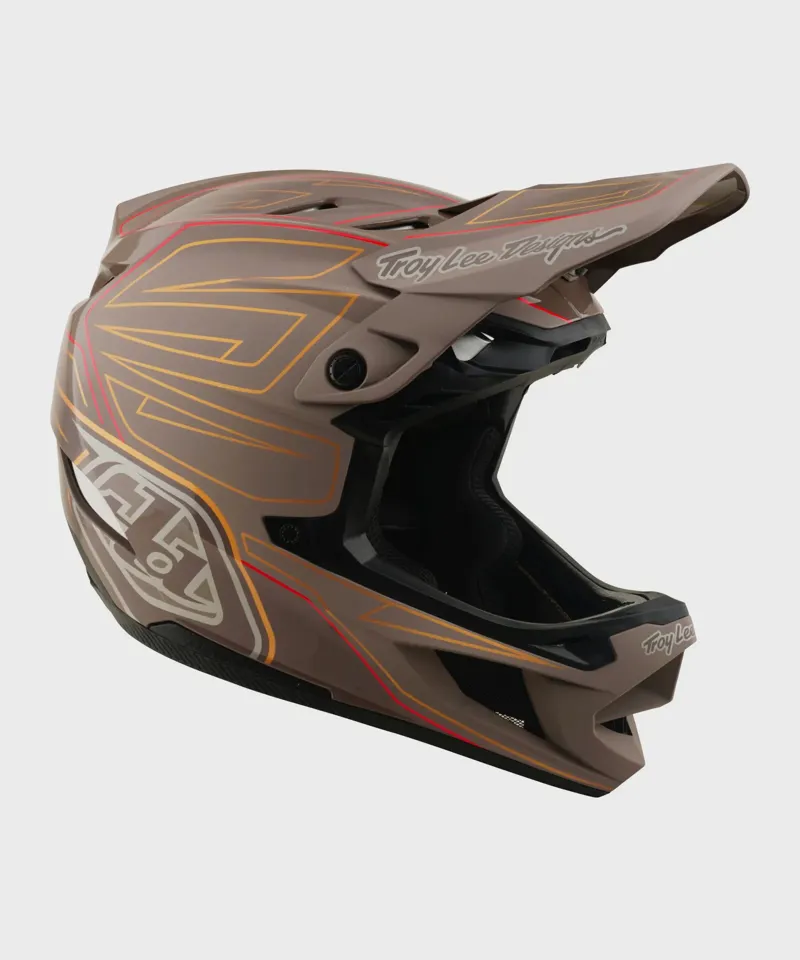 Troy Lee D4 Polyacrylate Mips Full Face MTB Helmet - Shadow Pro Timber-5