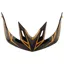 Troy Lee A2 Helmet Replacement Visor - Pinstripe Black/Gold