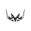 Troy Lee A2 Helmet Replacement Visor - Dropout Black/White
