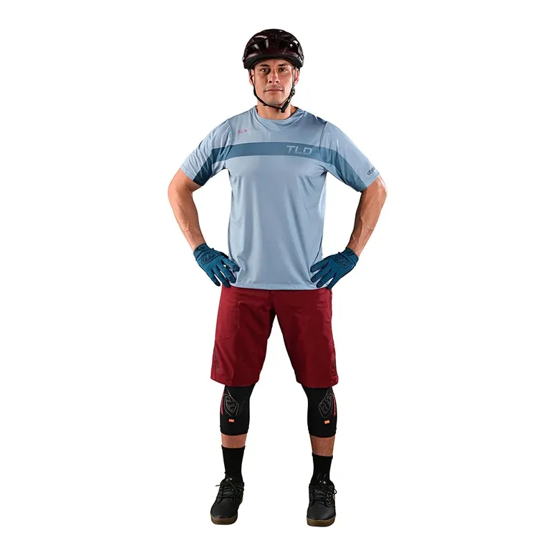 Troy Lee Skyline Shorts Shell Only Men's Baggy Shorts - Solid Wine-2