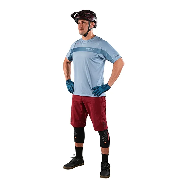 Troy Lee Skyline Shorts Shell Only Men's Baggy Shorts - Solid Wine-4