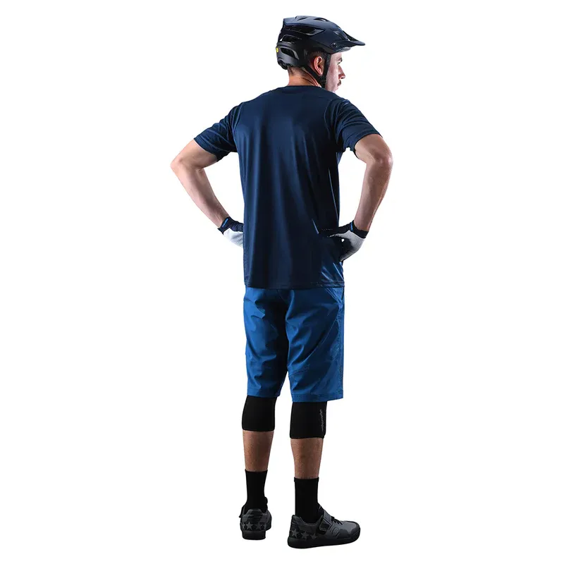 Troy Lee Skyline Shelly Only Men's Baggy Shorts - Slate Blue-3
