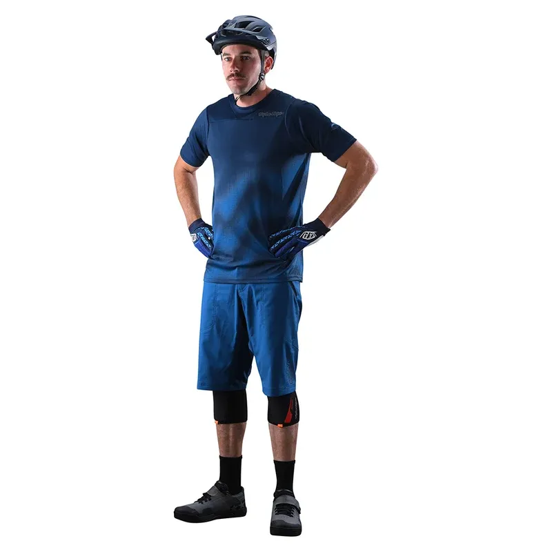 Troy Lee Skyline Shelly Only Men's Baggy Shorts - Slate Blue-4