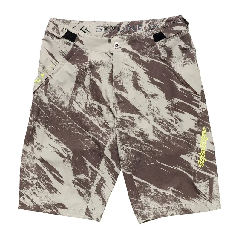 Troy Lee Skyline Short Shell Only Men's Baggy Shorts - Elemental Dark Earth