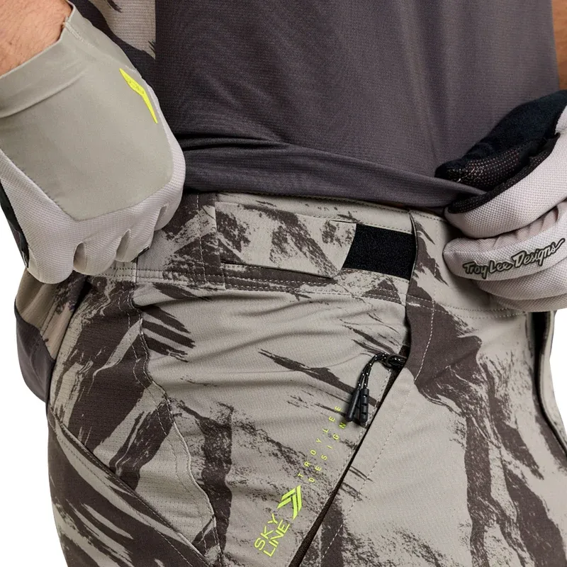 Troy Lee Skyline Short Shell Only Men's Baggy Shorts - Elemental Dark Earth-8