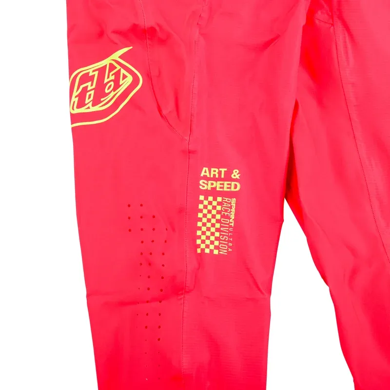 Troy Lee Sprint Ultra Men's Pant - Ghostwing Infra Red-2