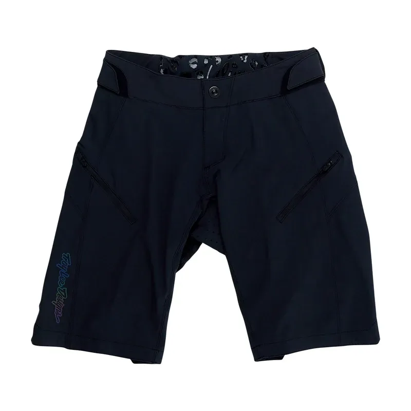 Troy Lee Lilium Women's Baggy Shorts Shell Only - Solid Black