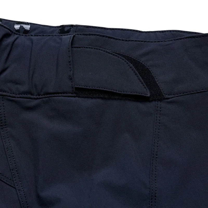Troy Lee Lilium Women's Baggy Shorts Shell Only - Solid Black-2