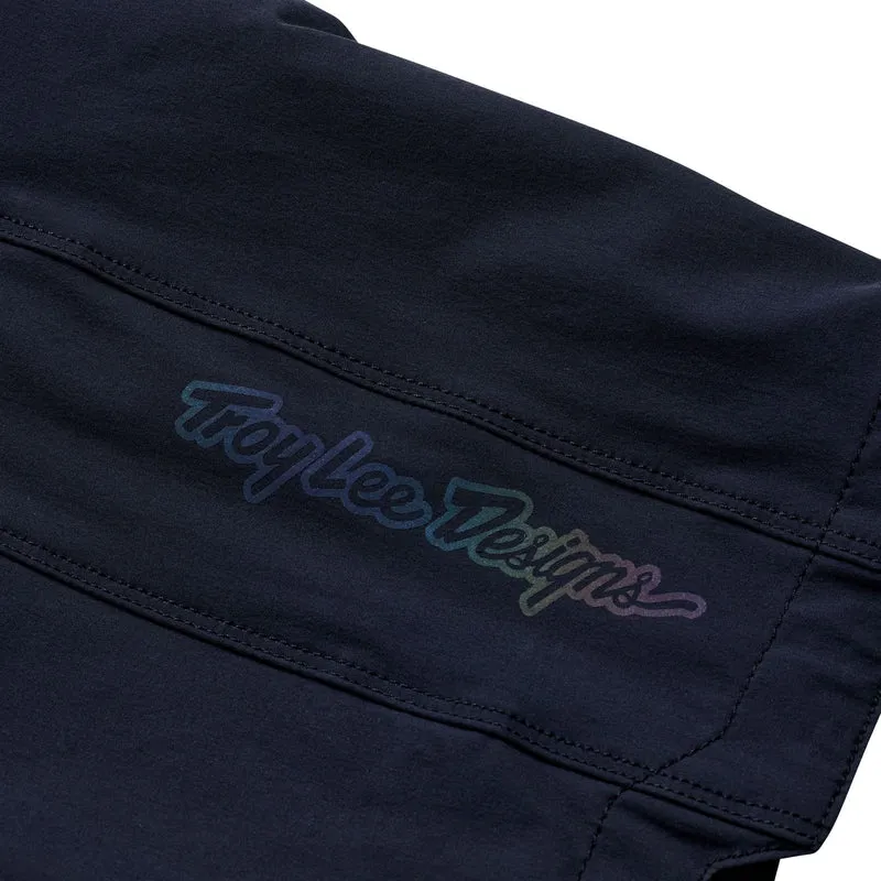 Troy Lee Lilium Women's Baggy Shorts Shell Only - Solid Black-4