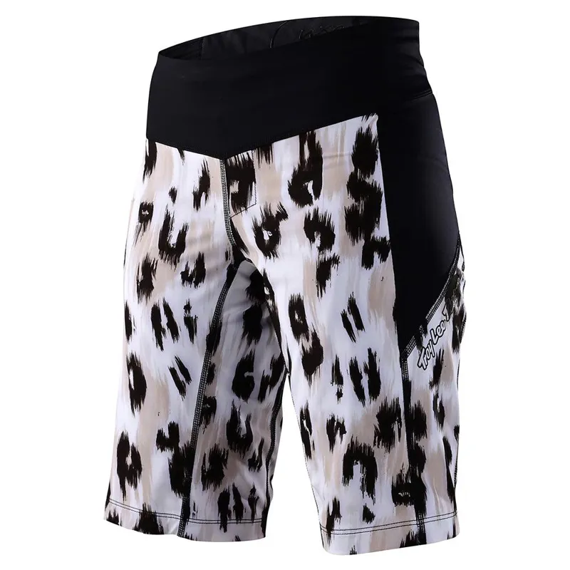 Troy Lee Luxe Women's Baggy Shorts Shell Only - Wild Cat White