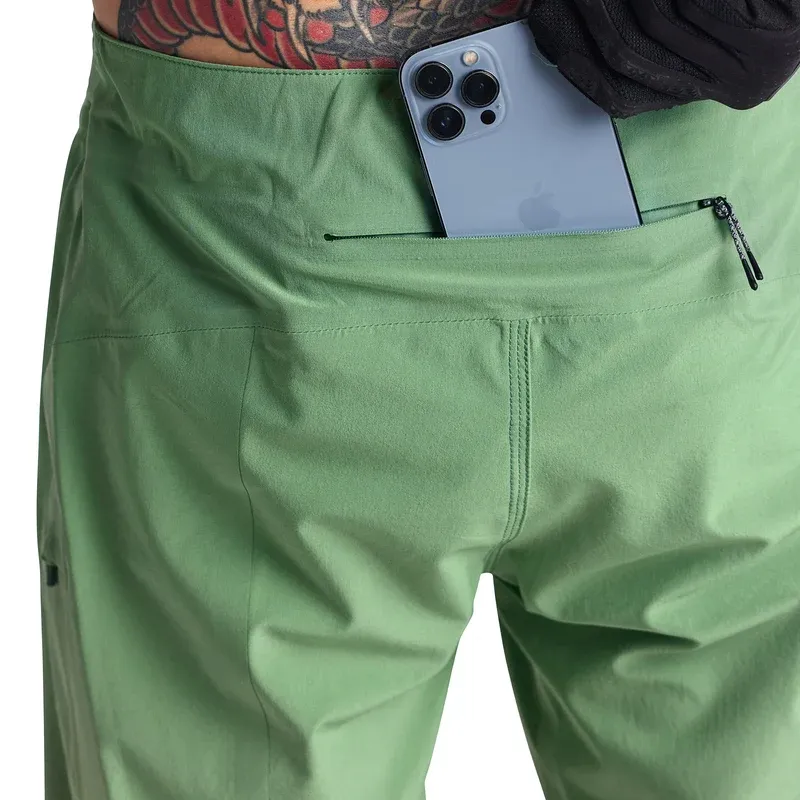 Troy Lee Designs Drift Men's Baggy Shorts Shell Only - Solid Glass Green-7