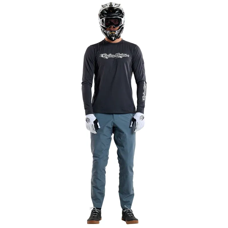 Troy Lee Ruckus Long Travel Men's Pant - Mono Steel Blue-10