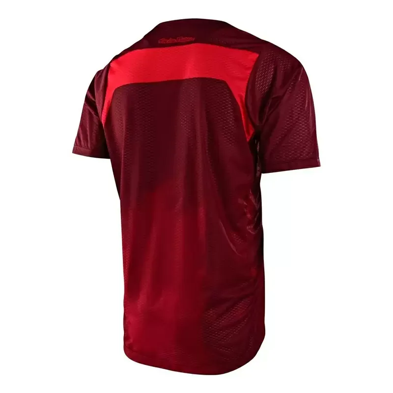 Troy Lee Skyline Air Men's Short Sleeve Jersey - Fades Wine-1