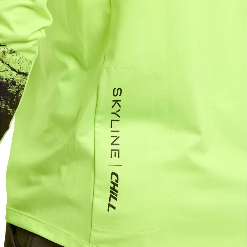 Troy Lee Skyline Chill Men's Long Sleeve Jersey - Rockslide Glo Yellow-12