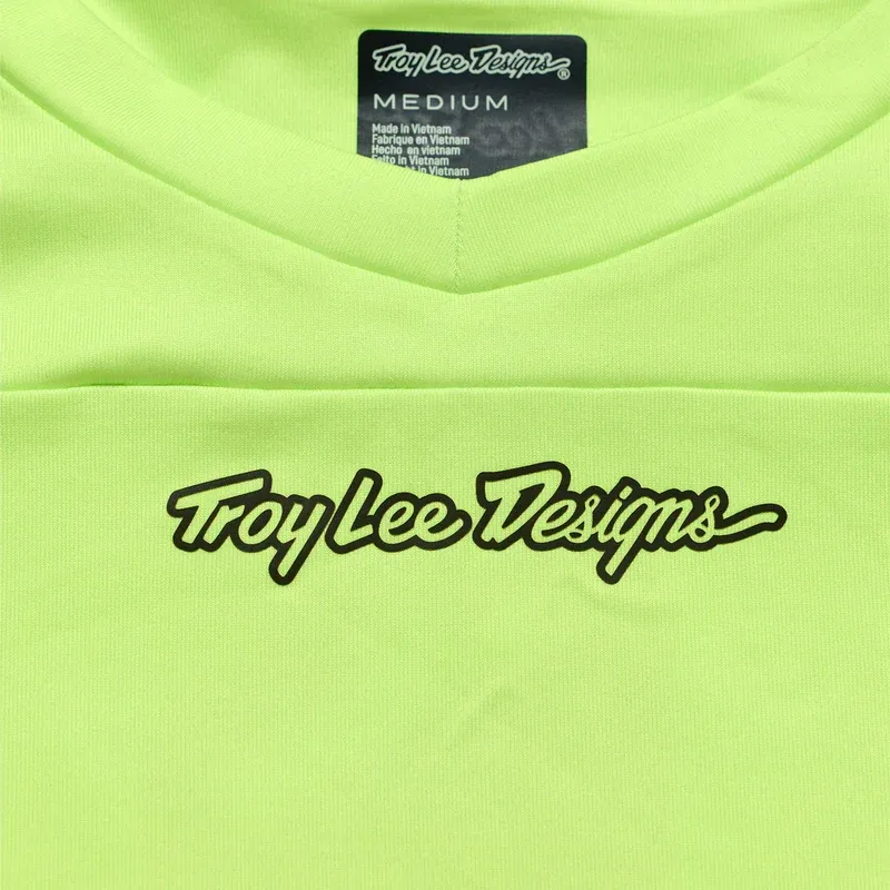 Troy Lee Skyline Chill Men's Long Sleeve Jersey - Rockslide Glo Yellow-2