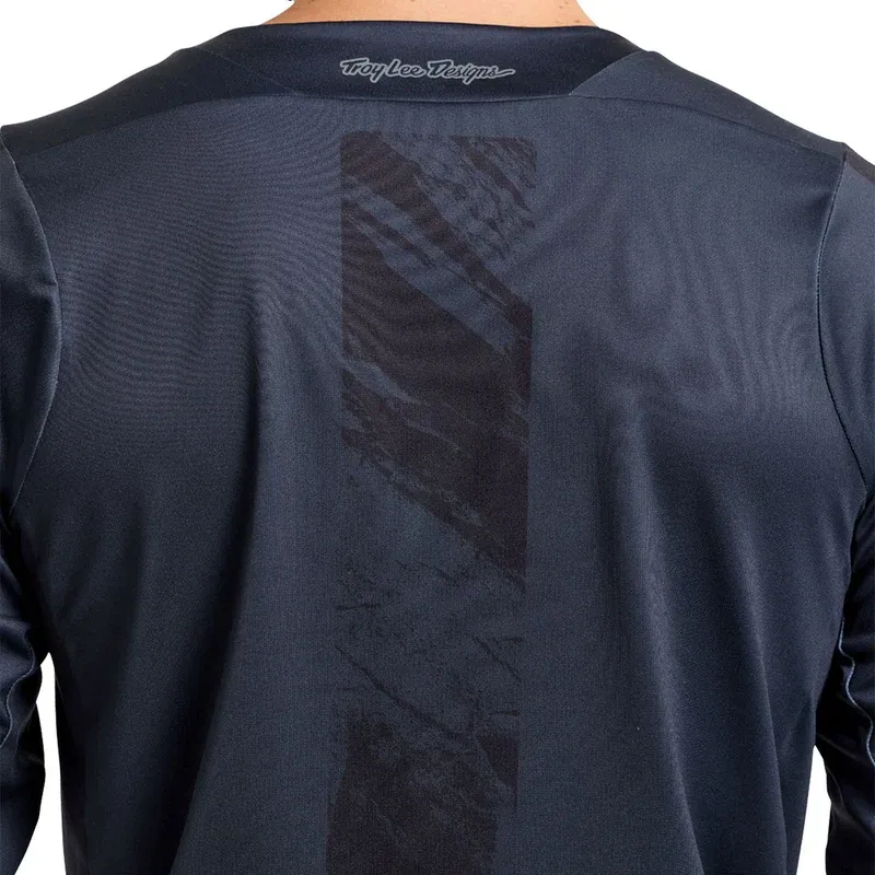 Troy Lee Skyline Chill Men's Long Sleeve Jersey - Rockslide Obsidian-12