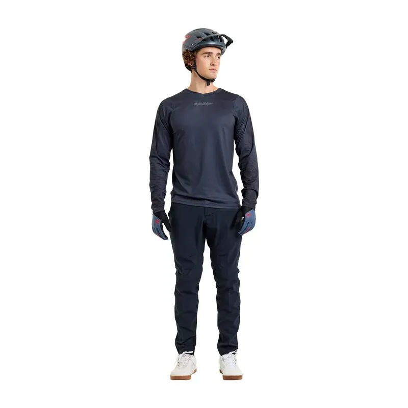 Troy Lee Skyline Chill Men's Long Sleeve Jersey - Rockslide Obsidian-5