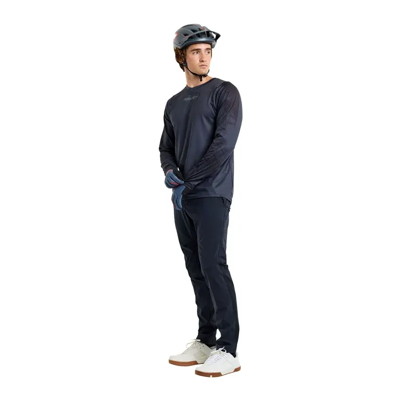 Troy Lee Skyline Chill Men's Long Sleeve Jersey - Rockslide Obsidian-6