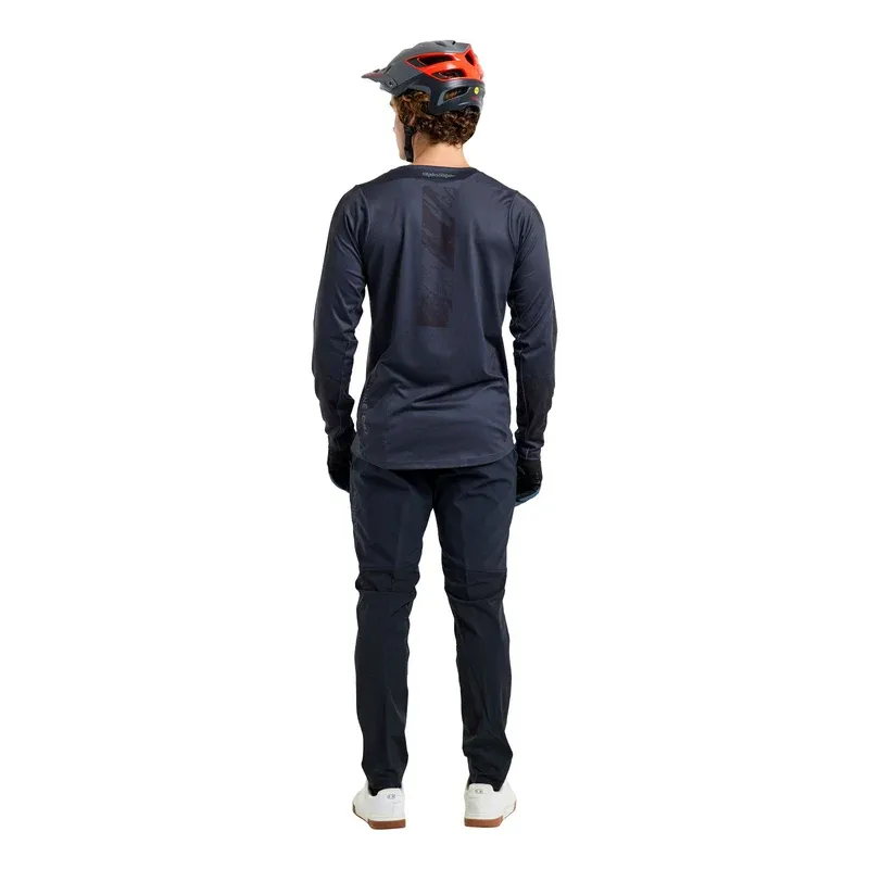 Troy Lee Skyline Chill Men's Long Sleeve Jersey - Rockslide Obsidian-8