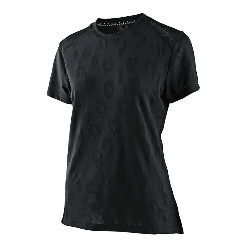 Troy Lee  Lilium Women's Short Sleeve Jersey - Jacquard Black