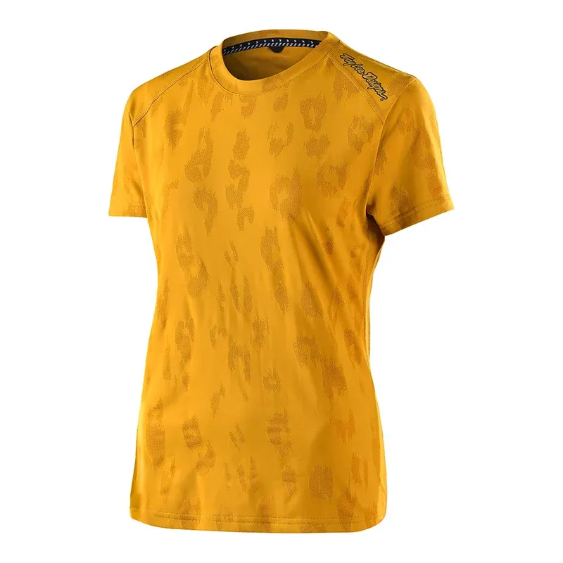 Troy Lee  Lilium Women's Short Sleeve Jersey - Jacquard Honey