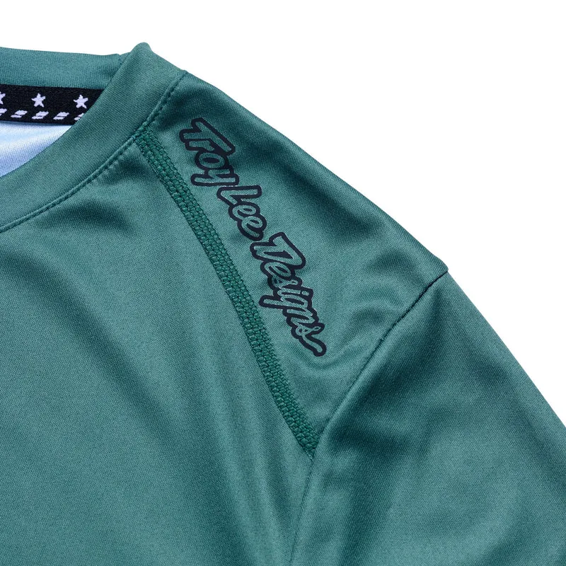 Troy Lee Lilium Women's Short Sleeve Jersey - Mono Jade-2