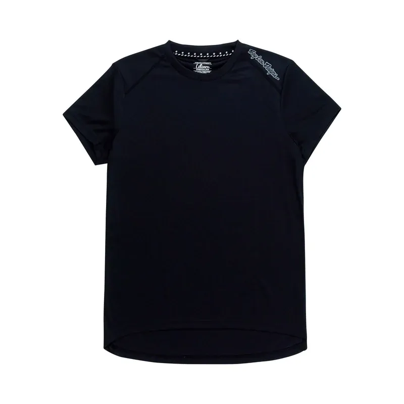 Troy Lee Lilium Women's Short Sleeve Jersey - Mono Black