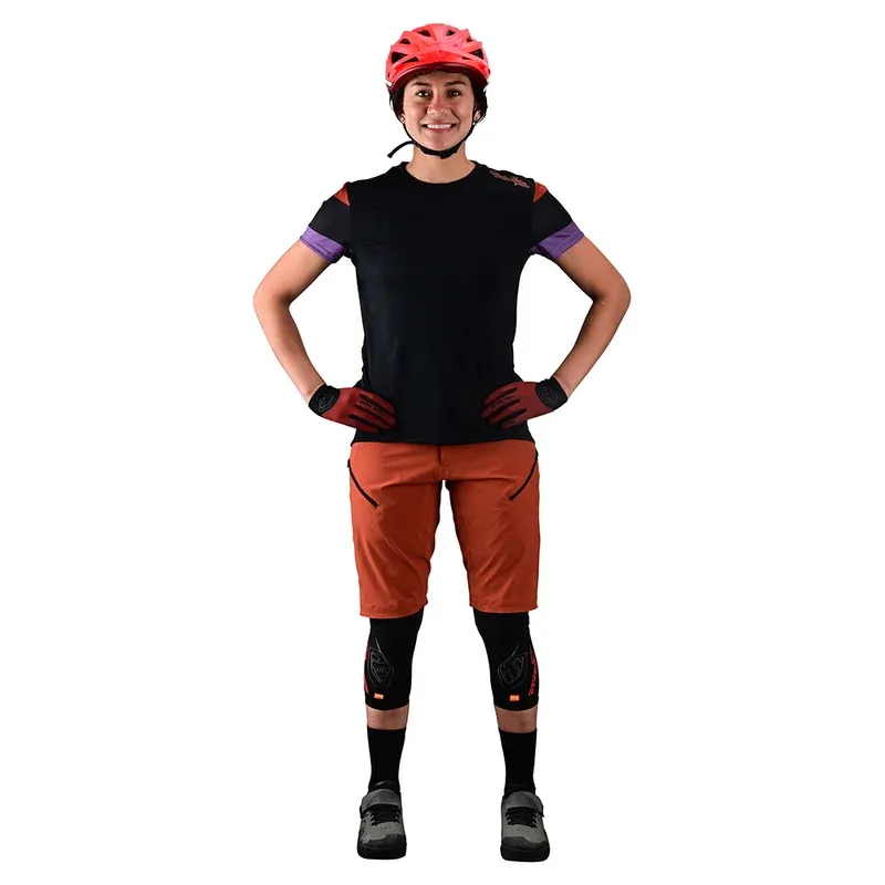 Troy Lee Lilium Women/s Short Sleeve Jersey - Rugby Black-2