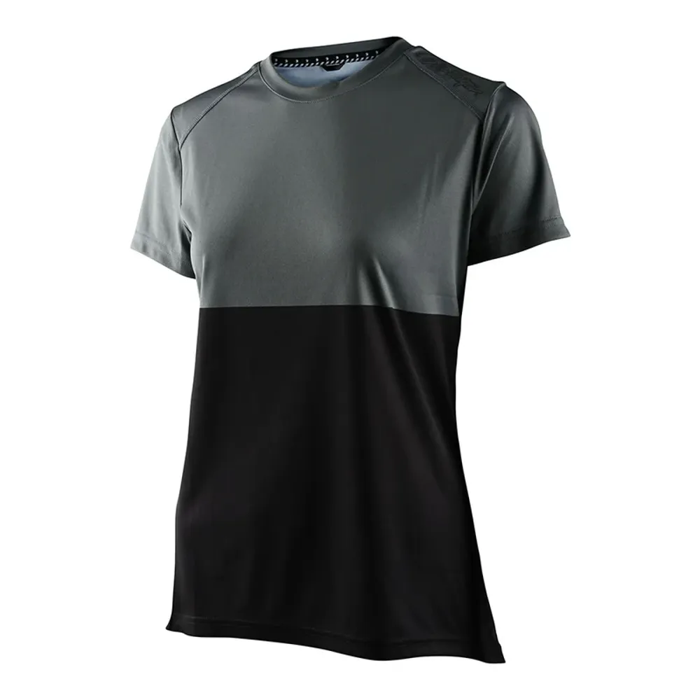 uPRISE Bikes Troy Lee Designs Troy Lee Lilium Women's Short Sleeve Jersey - Block Green/Black | Price match, 365 day returns, 18-Month Warranty, Finance Available & Free UK Delivery