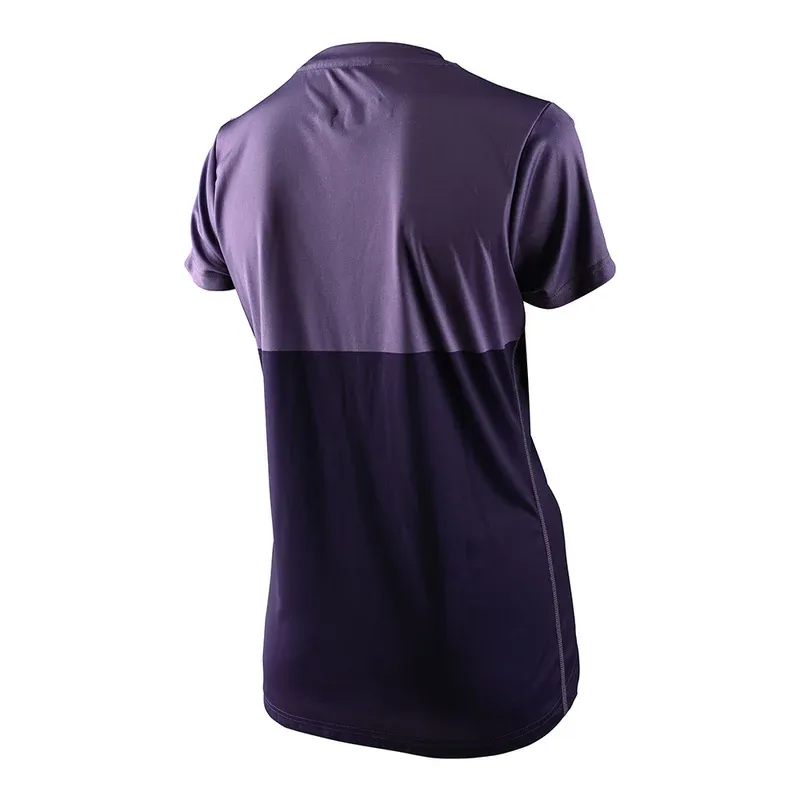 Troy Lee Lilium Women's Short Sleeve Jersey - Block Orchid/Purple-1